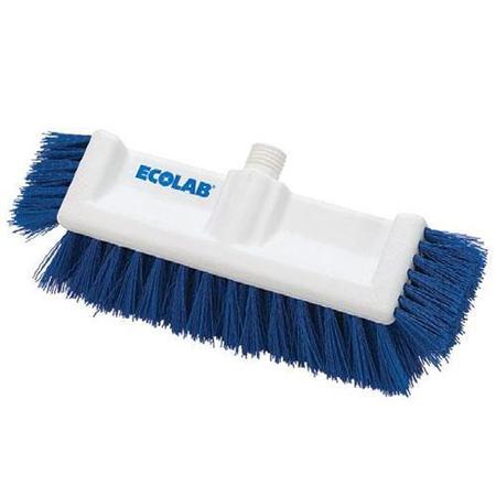 Ecolab Food Safety 10 in Blue Dual Surface Deck Brush 89990051